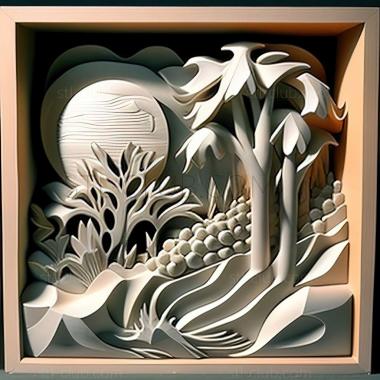 3D model Charles EBurchfield (STL)